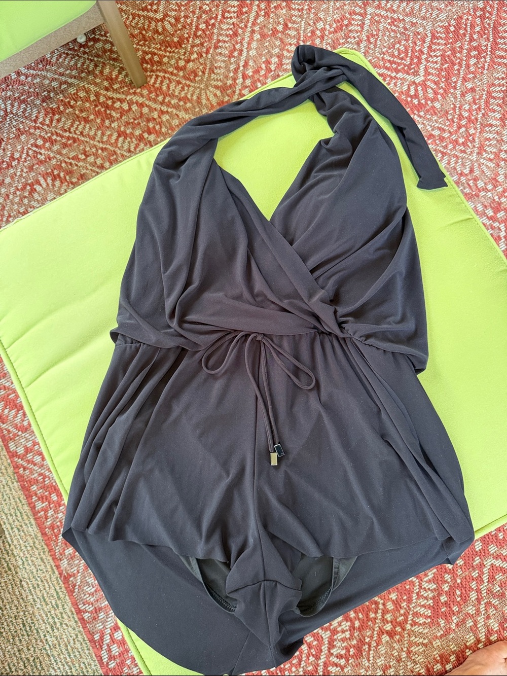 Magicsuit Bianca Romper Black Halter One-Piece Swimsuit 14